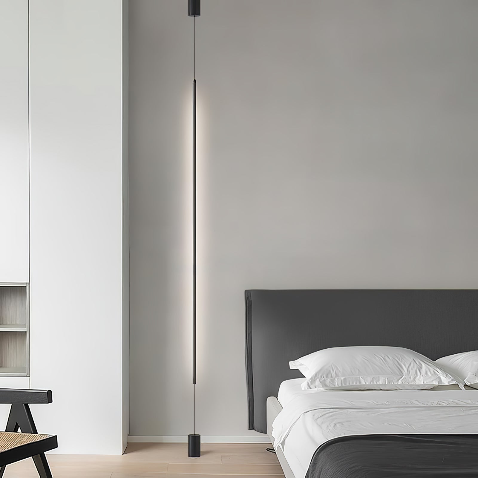 Metal Slim line Cabinet Stand Lamp, Floor Lamp, detail 2