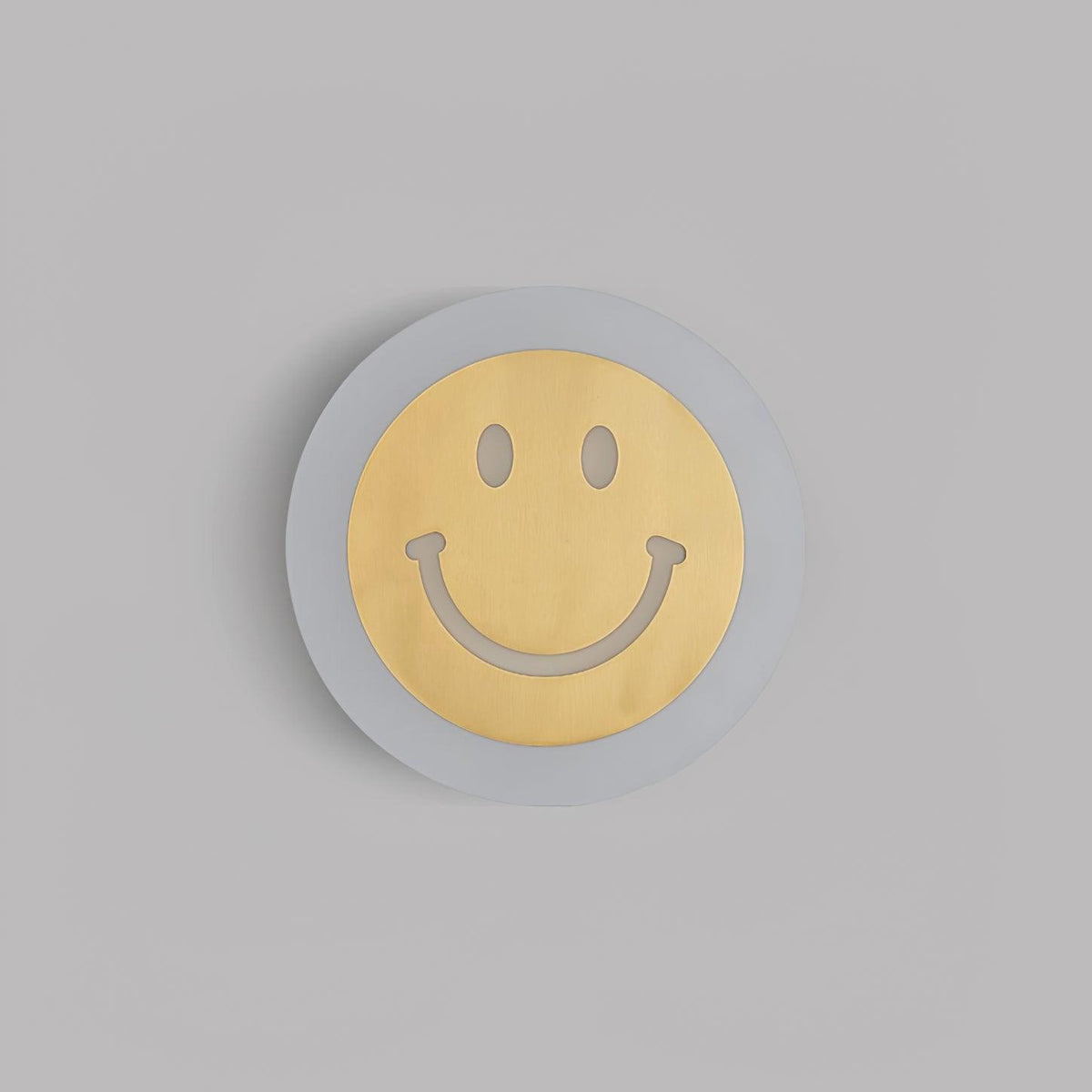 Smiley Wall Light, Wall Sconce, Metal, Dia 20cm x H 20cm