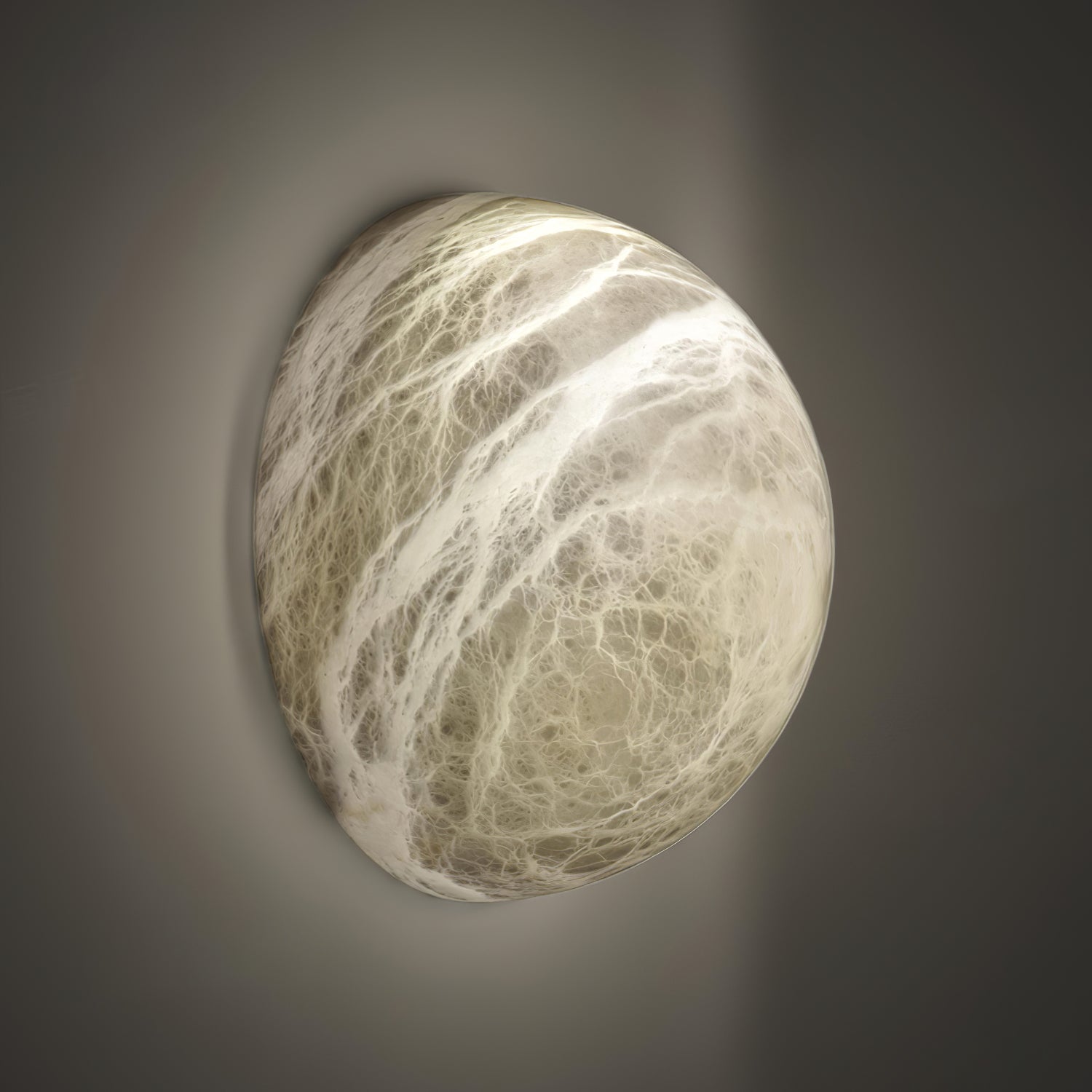 Snowflake Alabaster Wall Light Wall Light, Hardwired Wall Sconce, detail 16