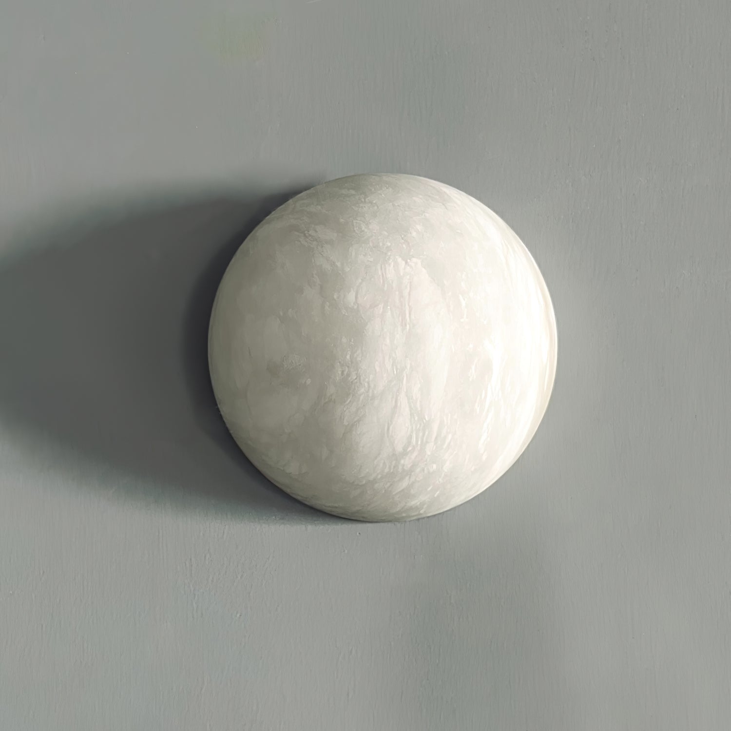 Snowflake Alabaster Wall Light Wall Light, Hardwired Wall Sconce, detail 19