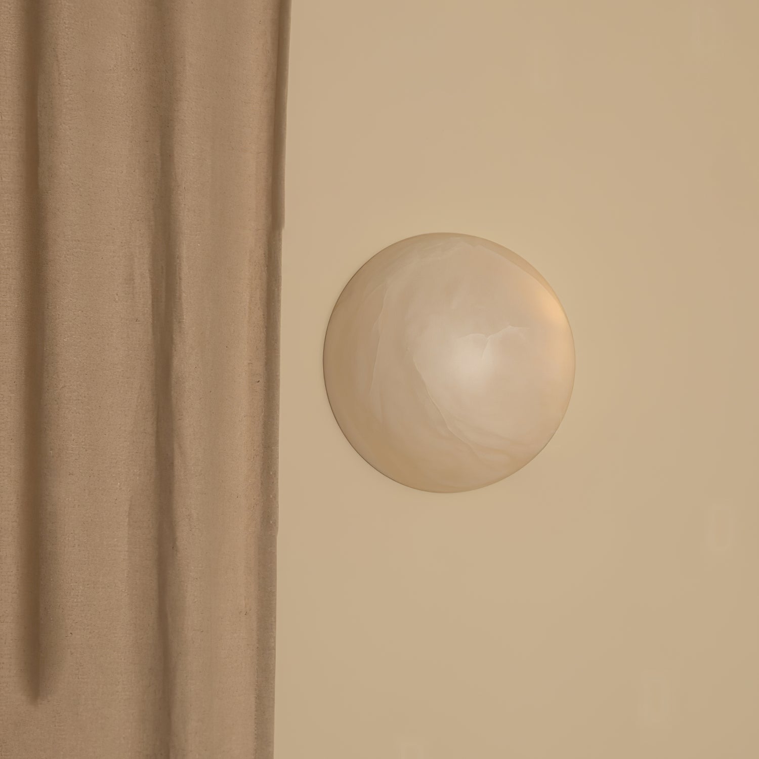 Snowflake Alabaster Wall Light Wall Light, Hardwired Wall Sconce, detail 8