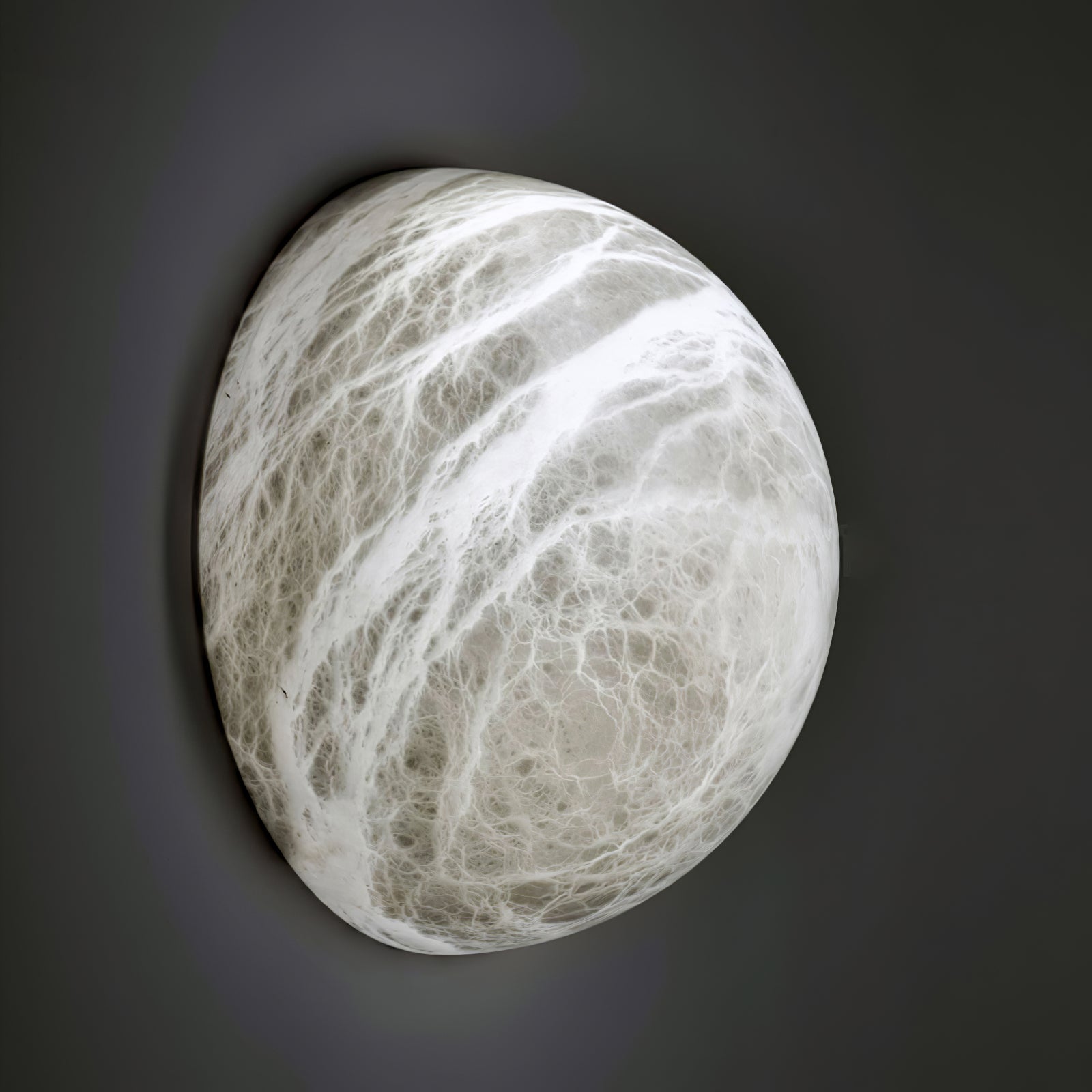 Snowflake Alabaster Wall Light Wall Light, Hardwired Wall Sconce, detail 10