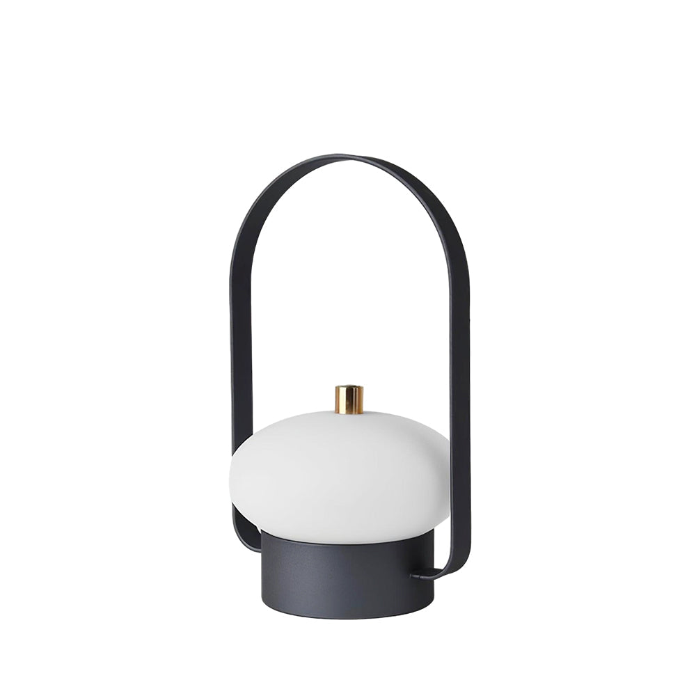 Soft Spot Table Light 4.9", Bedside Table Lamp, Iron, L12.5 x W11 x H20cm
