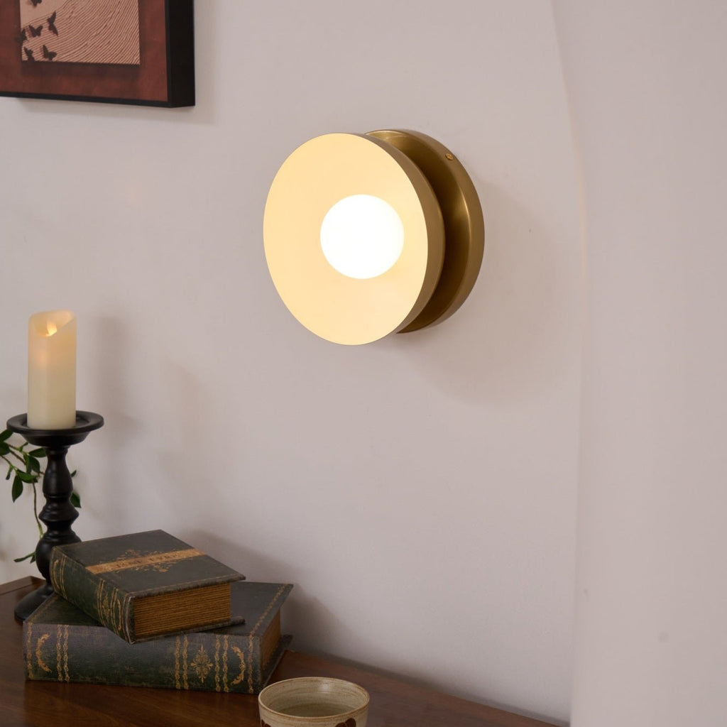 Solar Eclipse Wall Light, Hardwired Wall Sconce, detail 12