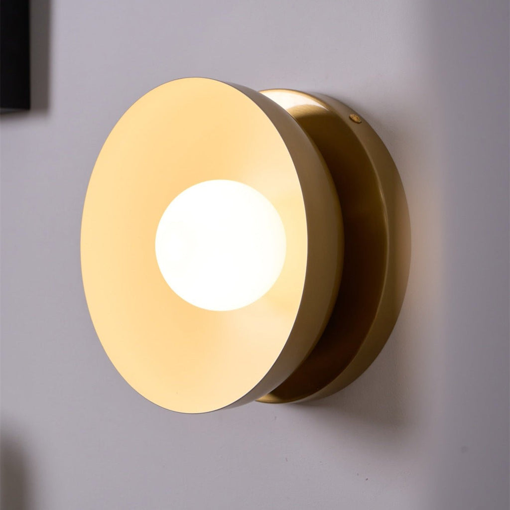 Solar Eclipse Wall Light, Hardwired Wall Sconce, detail 8