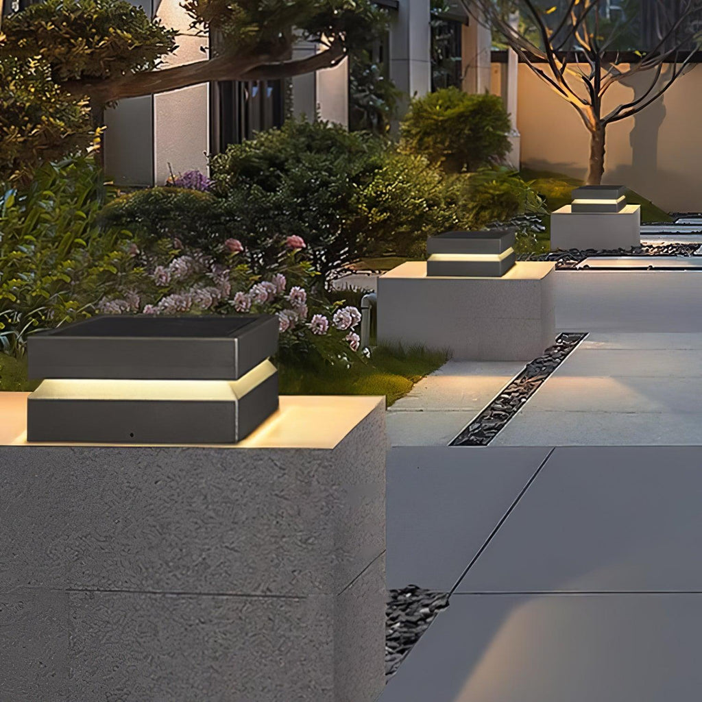 Square Post Exterior Light, Outdoor Wall Light, detail 17