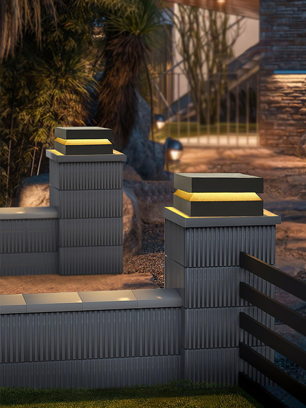 Square Post Exterior Light, Outdoor Wall Light, detail 12