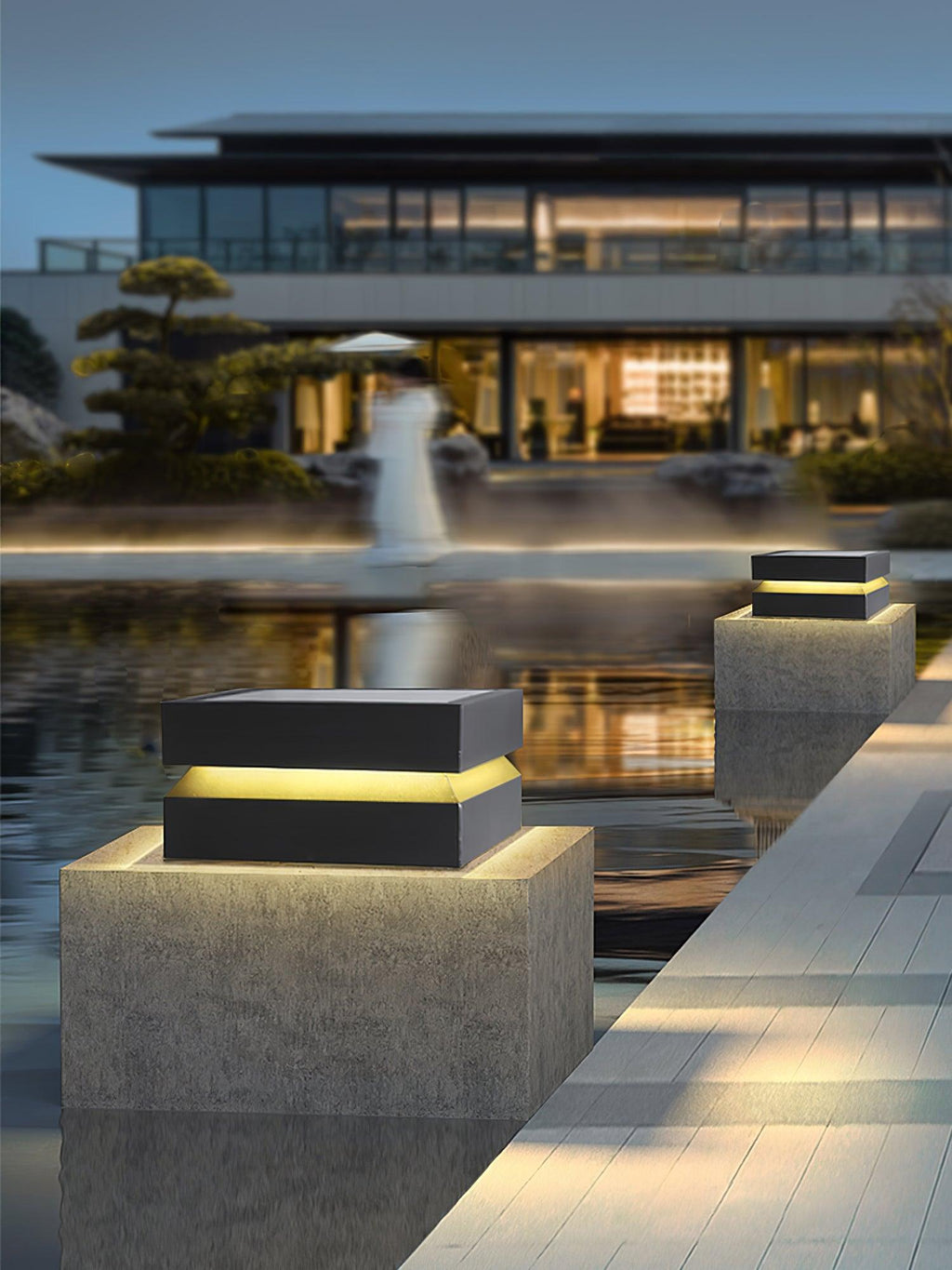 Square Post Exterior Light, Outdoor Wall Light, detail 11