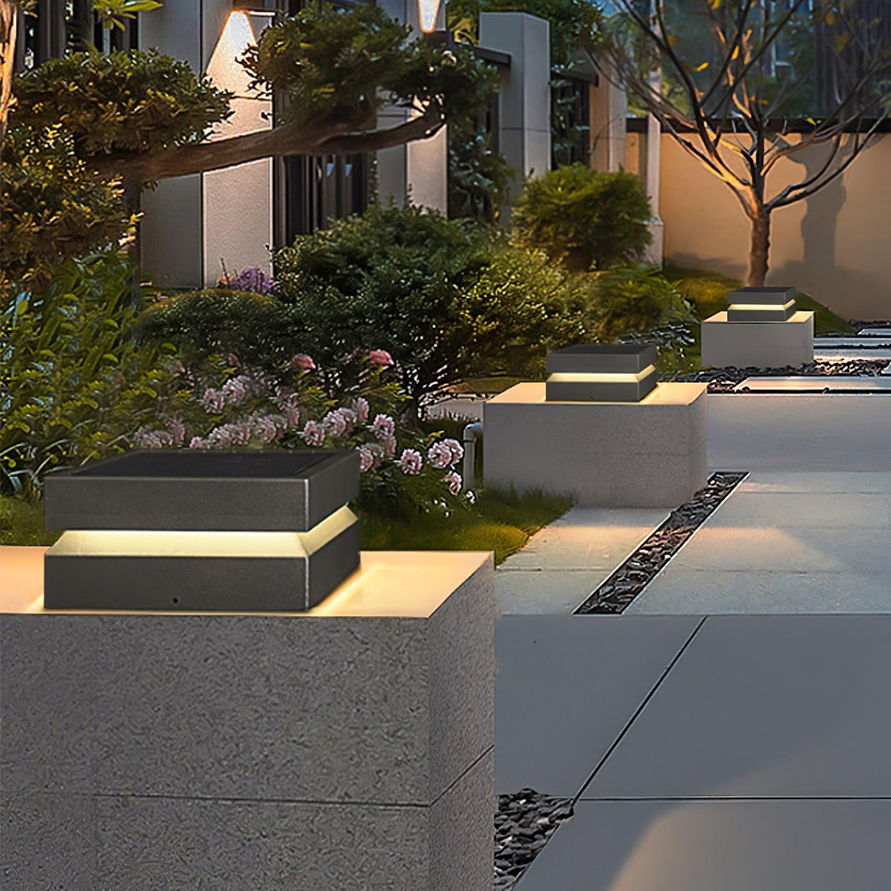 Square Post Exterior Light, Outdoor Wall Light, detail 10