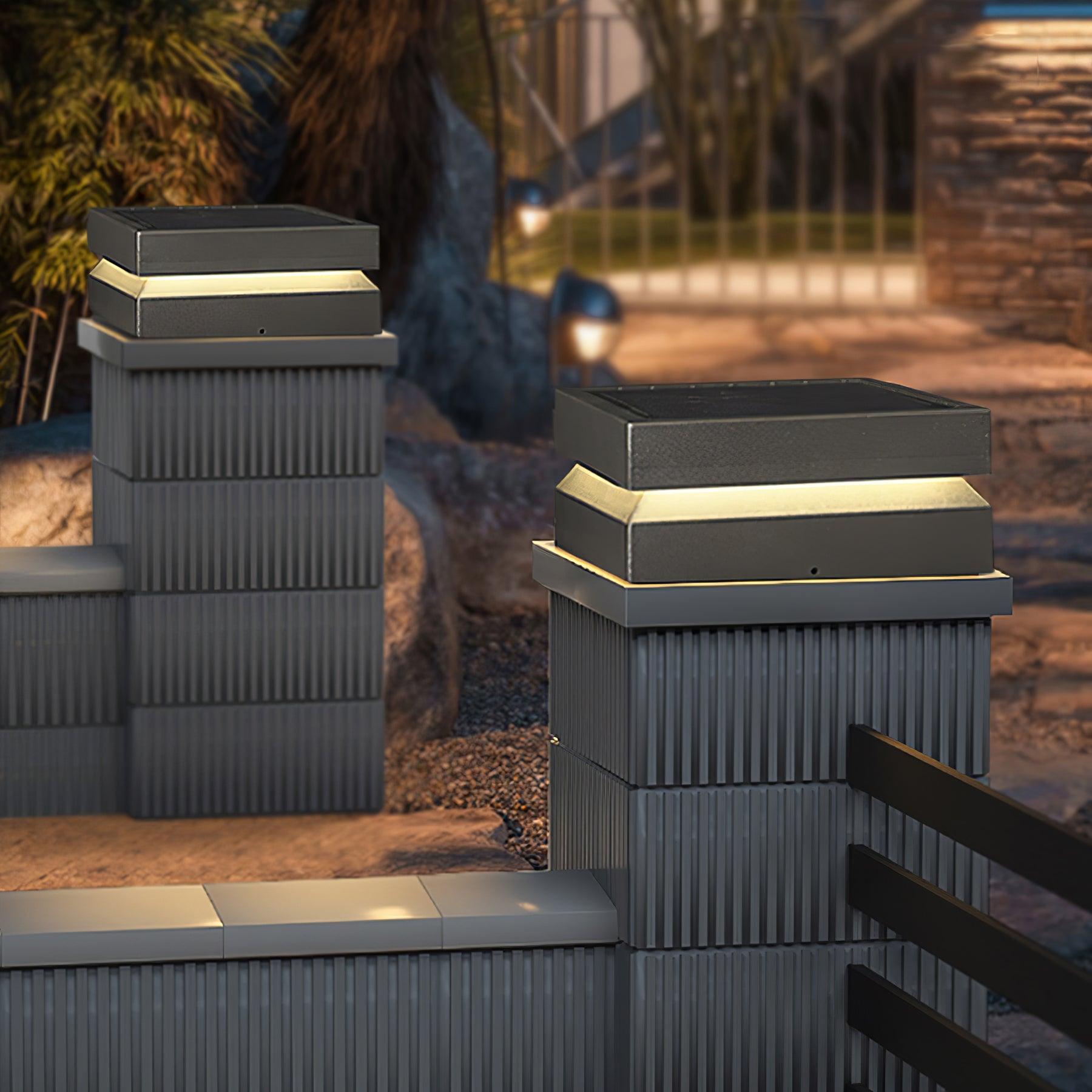 Square Post Exterior Light, Outdoor Wall Light, detail 9