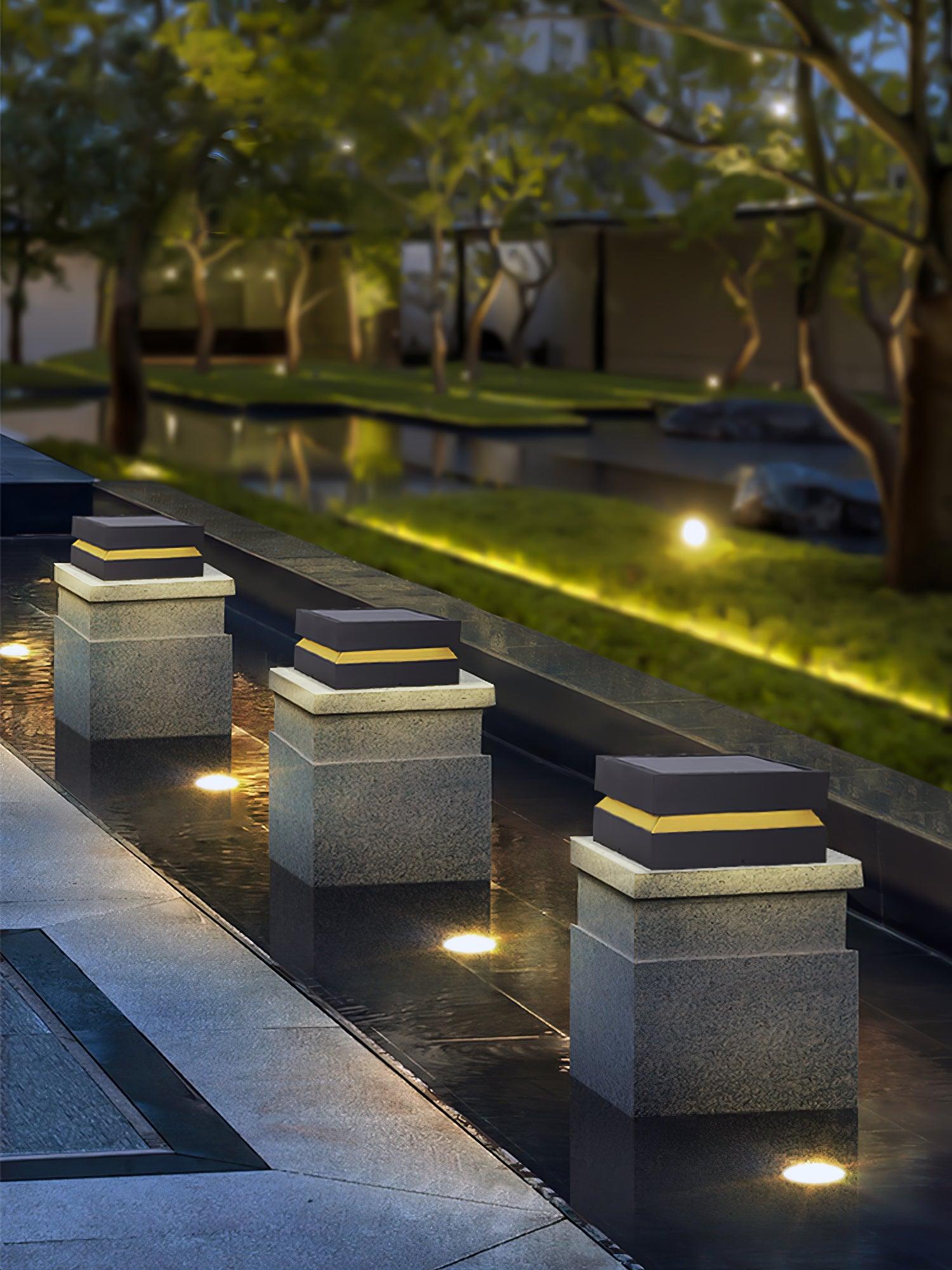 Square Post Exterior Light, Outdoor Wall Light, detail 6