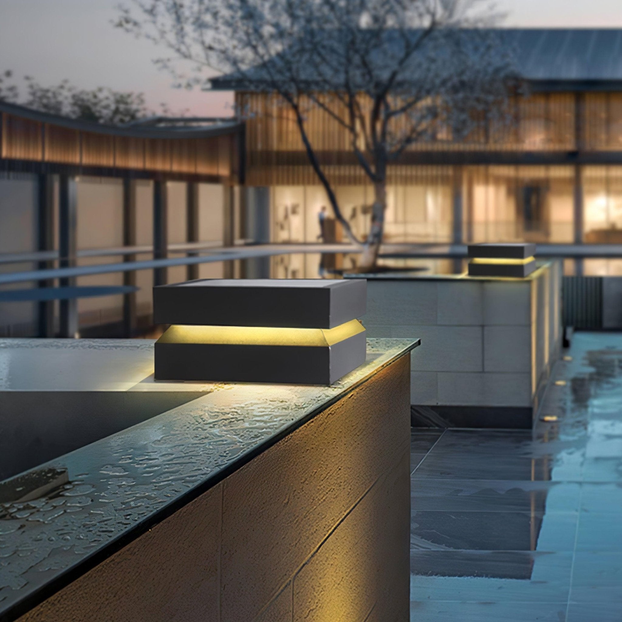 Square Post Exterior Light, Outdoor Wall Light, detail 20