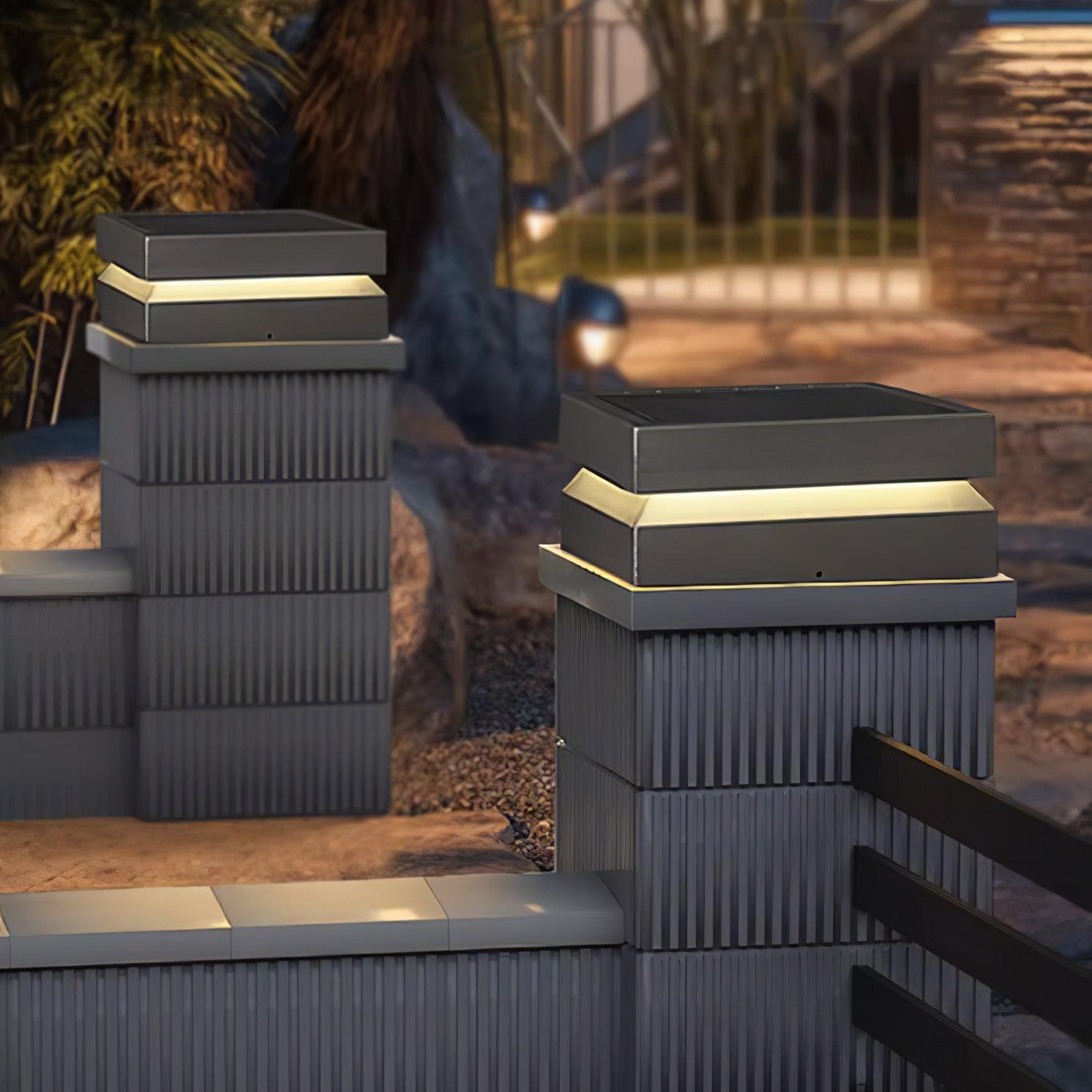 Square Post Exterior Light, Outdoor Wall Light, detail 19