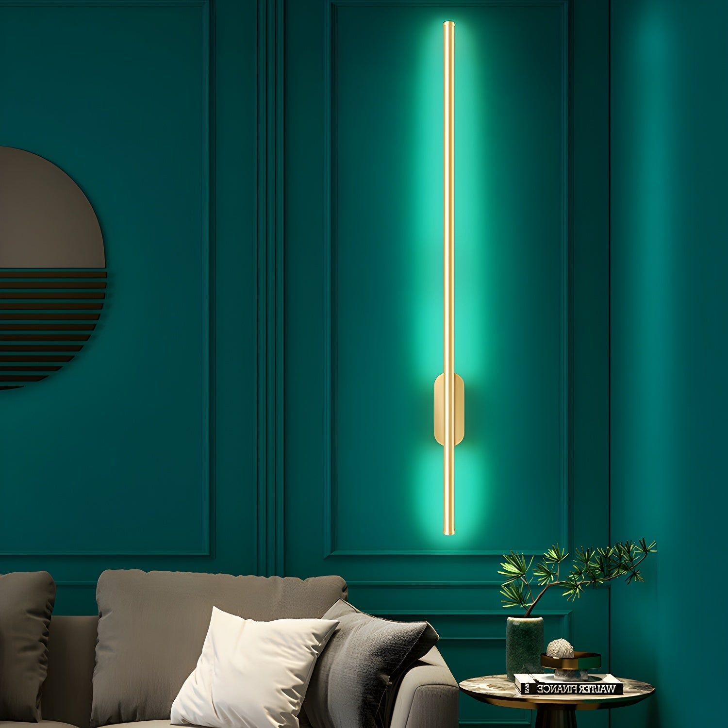 Seraphina Linear Lamp bracket Wall Light, Hardwired Wall Sconce, detail 38