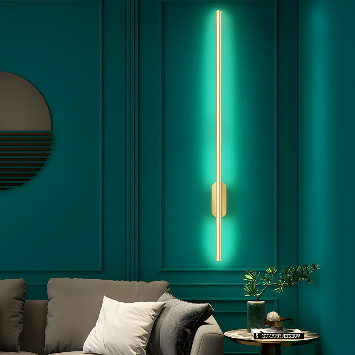 Seraphina Linear Lamp bracket Wall Light, Hardwired Wall Sconce, detail 9