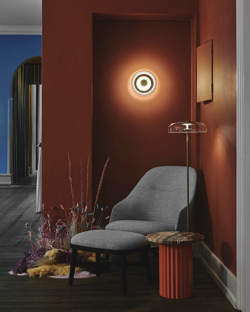 Solara Wall Light, Hardwired Wall Sconce, detail 10