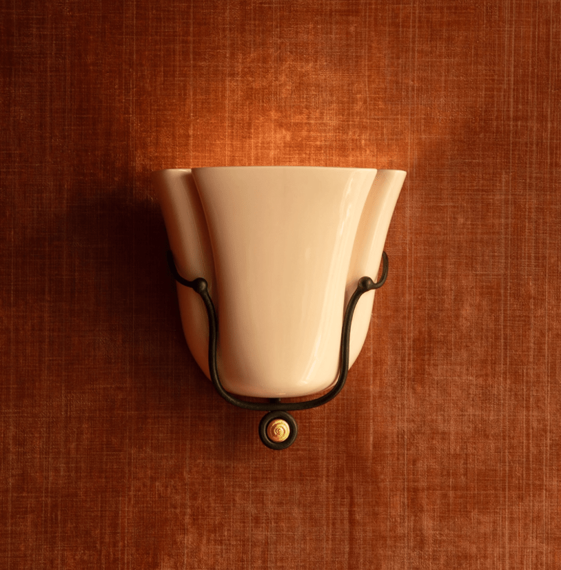 Solenne Shell Wall Light, Hardwired Wall Sconce, detail 3