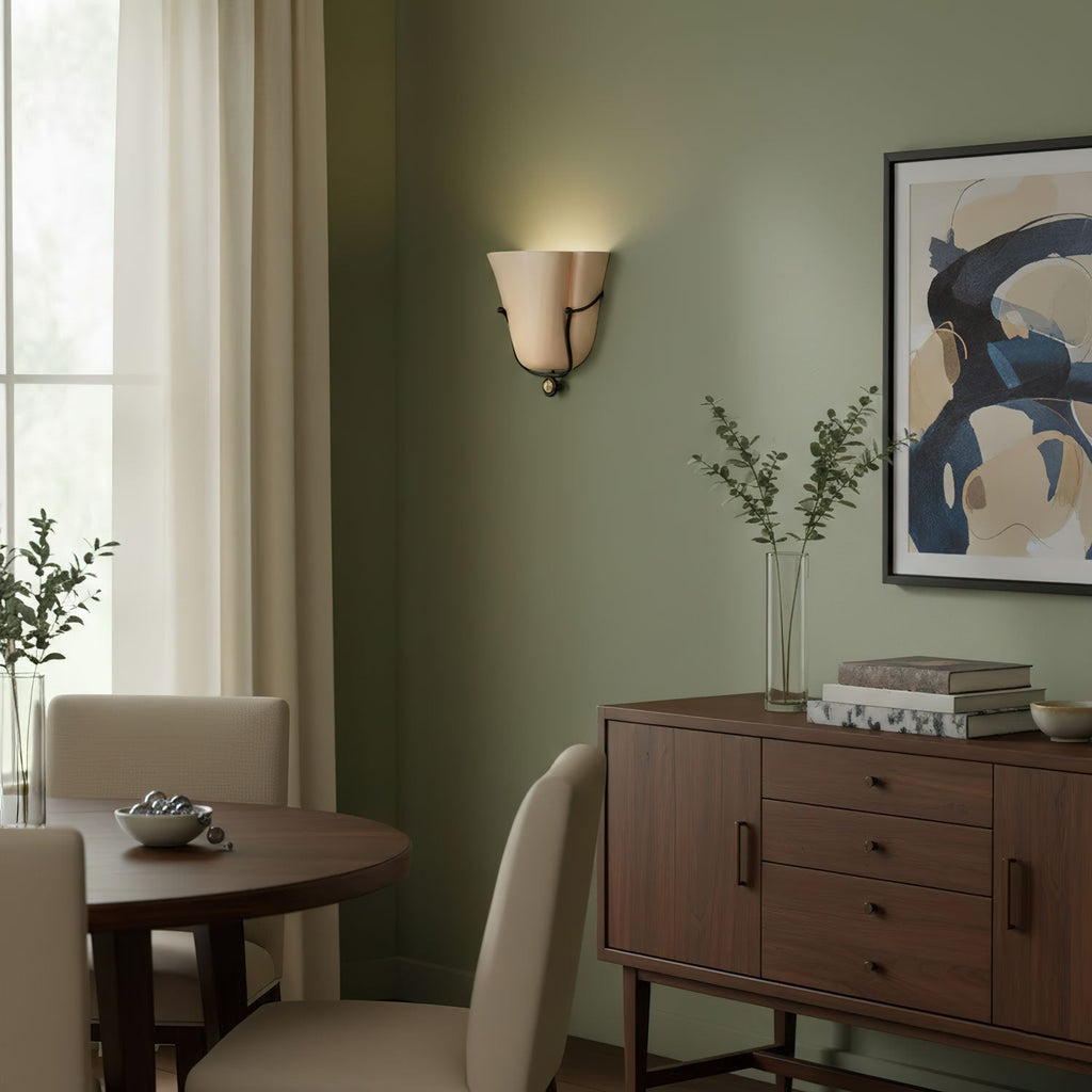 Solenne Shell Wall Light, Hardwired Wall Sconce, detail 4