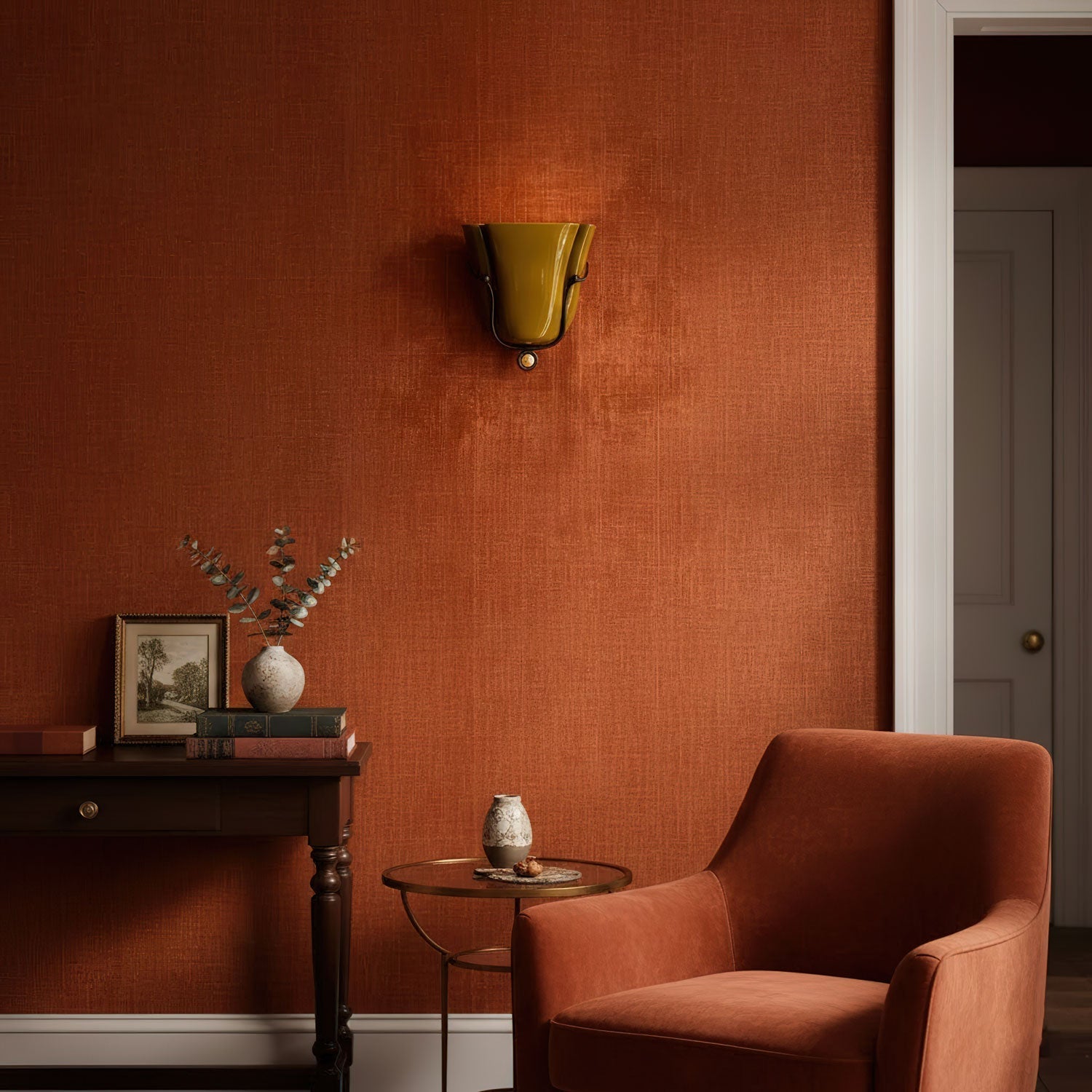 Solenne Shell Wall Light, Hardwired Wall Sconce, detail 5