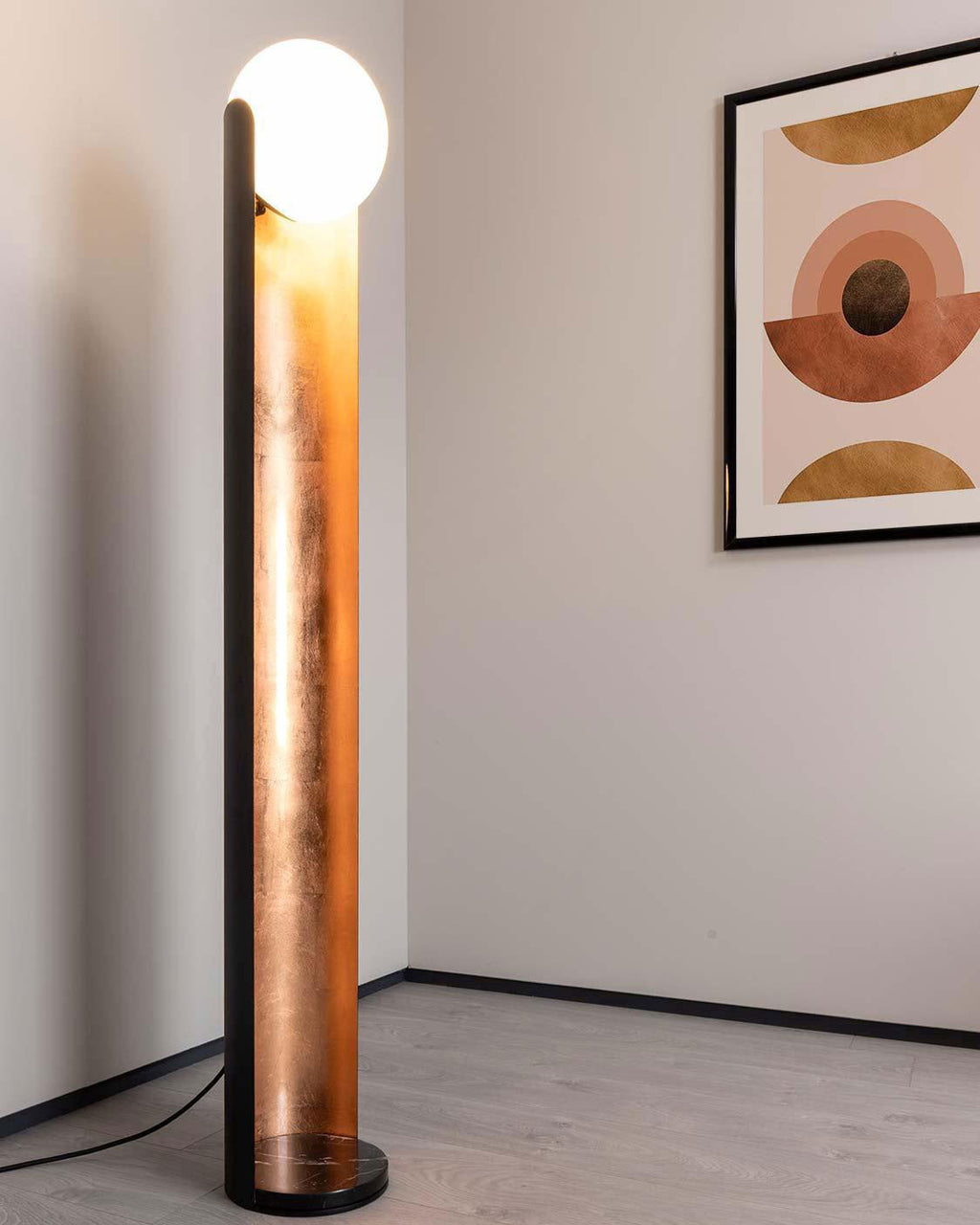 Solis Column Floor Light 7.9", Floor Lamp, detail 4