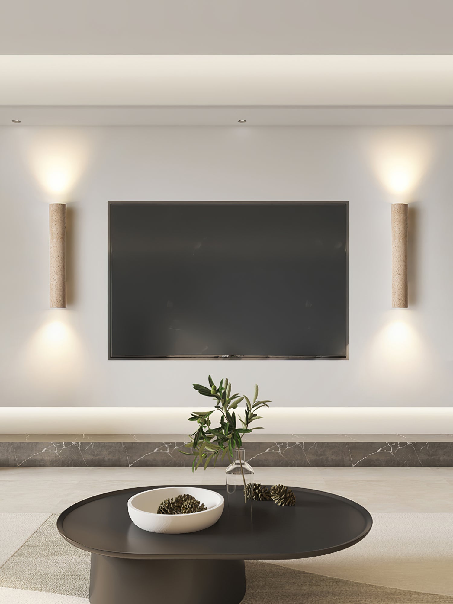 Solis Column Wall Light, Hardwired Wall Sconce, detail 5