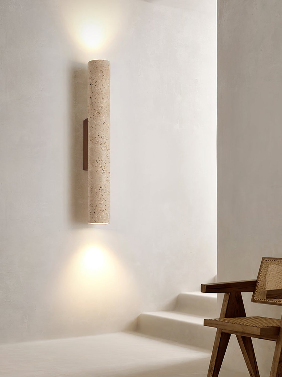 Solis Column Wall Light, Hardwired Wall Sconce, detail 6