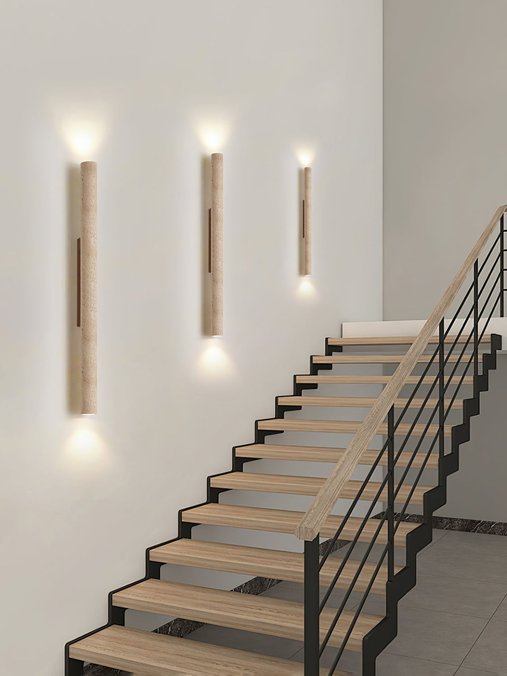 Solis Column Wall Light, Hardwired Wall Sconce, detail 7
