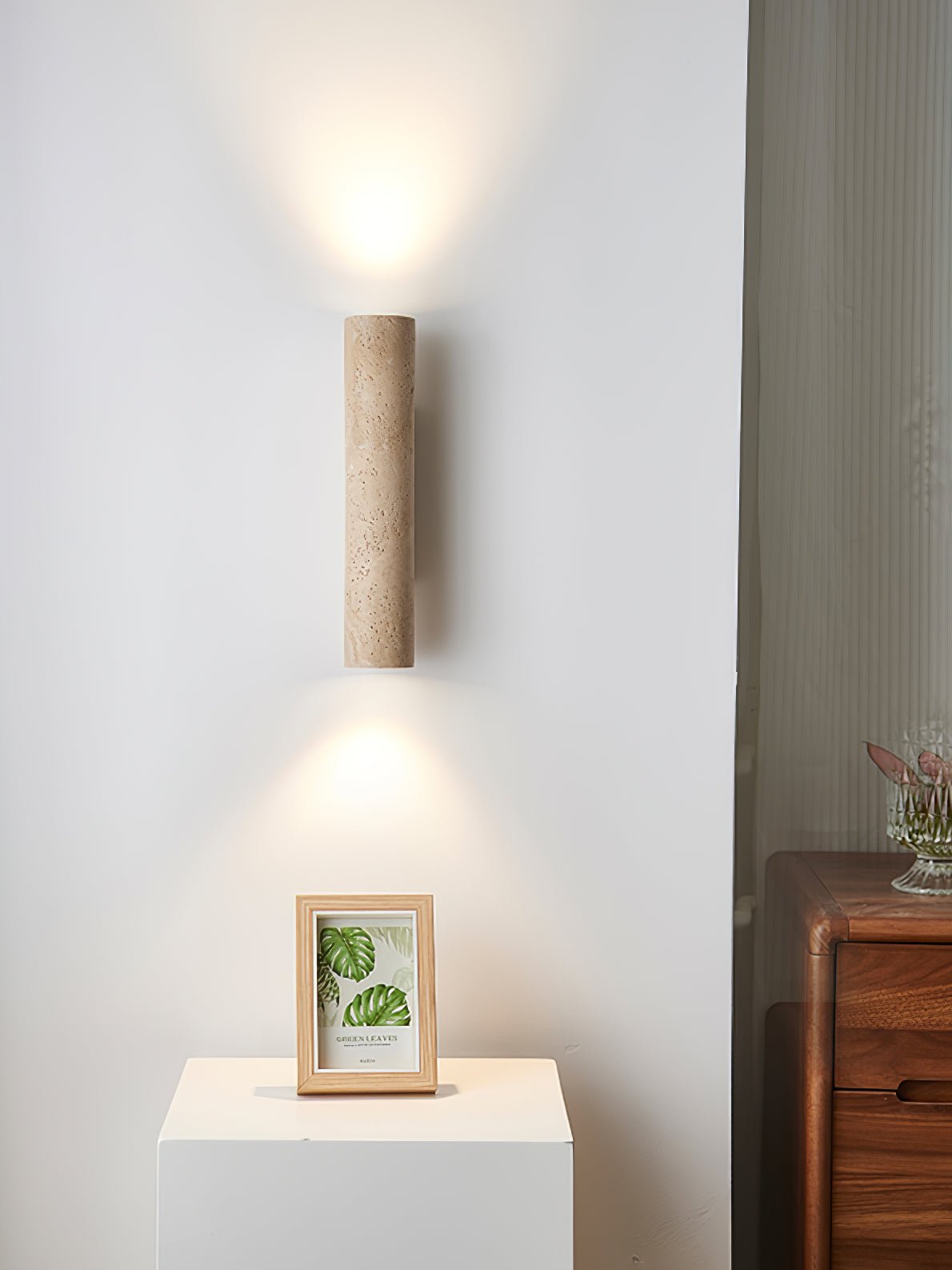 Solis Column Wall Light, Hardwired Wall Sconce, detail 14