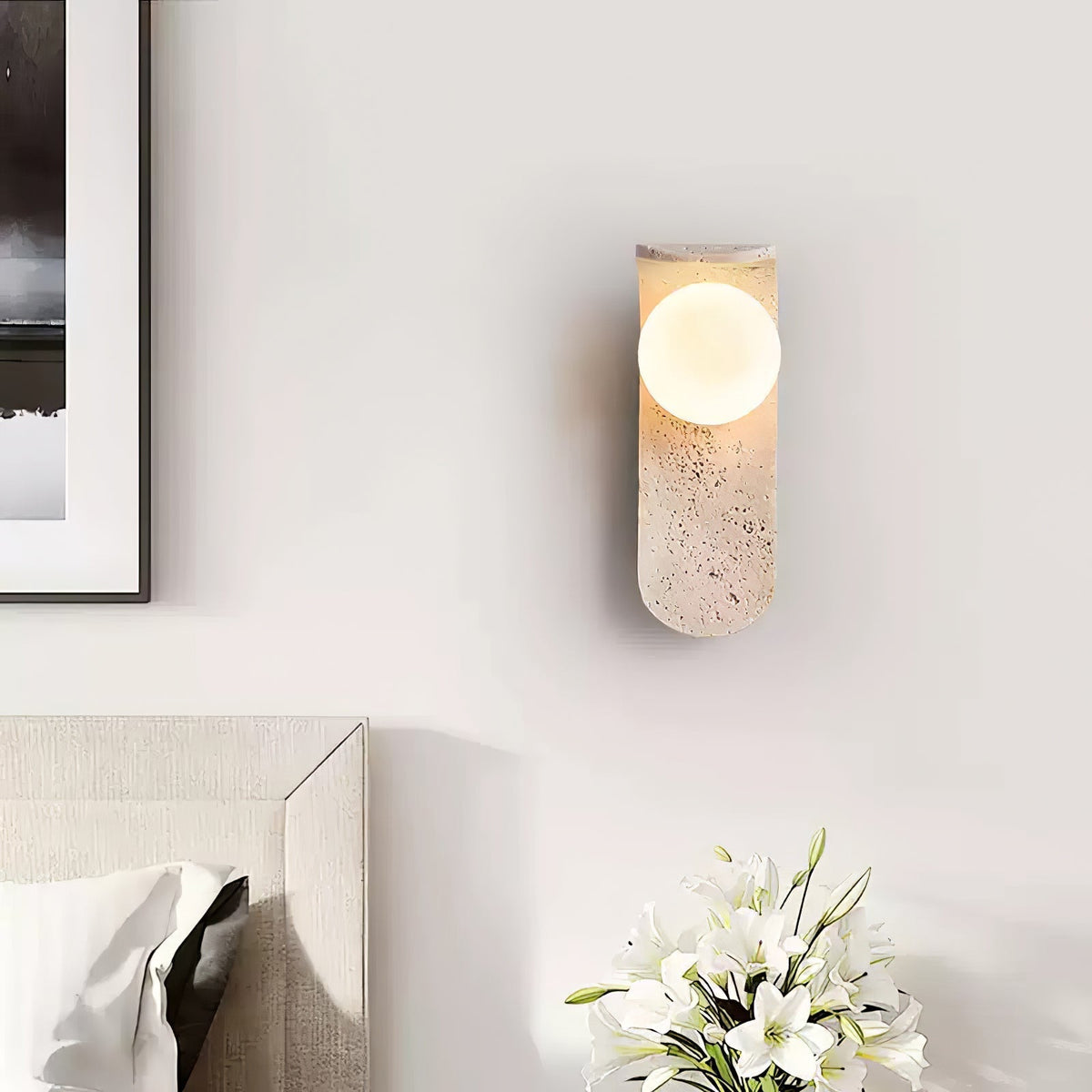 Solis Curve Wall Light, Hardwired Wall Sconce, detail 3