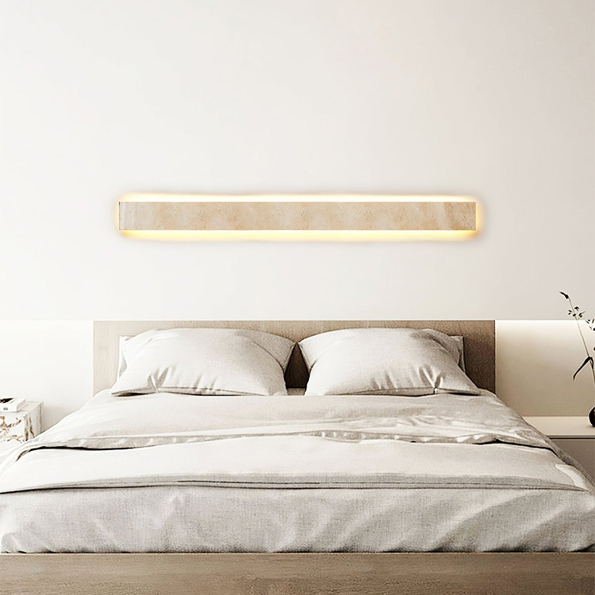 Solis Stone Wall Light, Hardwired Wall Sconce, detail 10