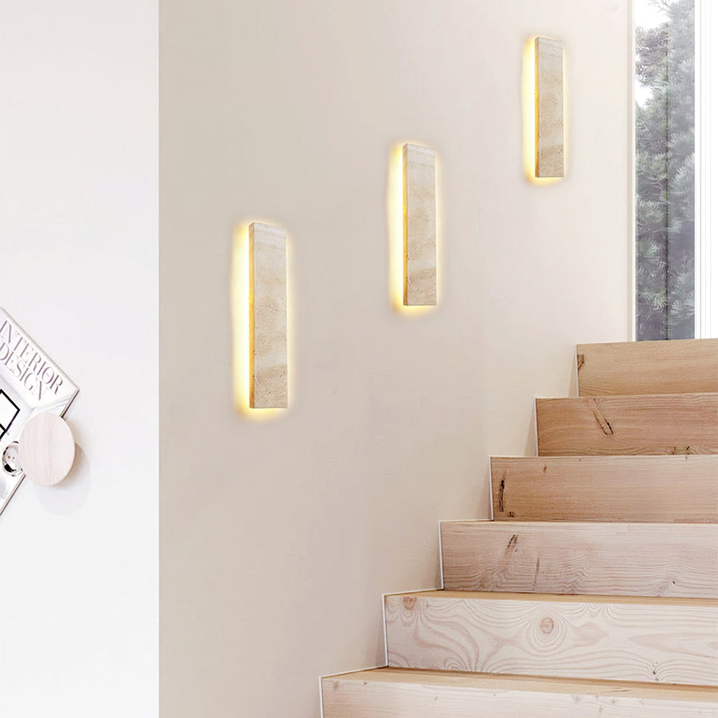 Solis Stone Wall Light, Hardwired Wall Sconce, detail 11