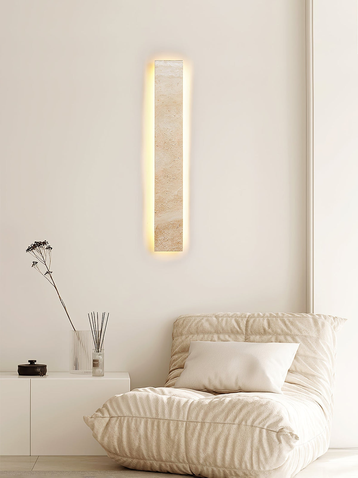 Solis Stone Wall Light, Hardwired Wall Sconce, detail 13