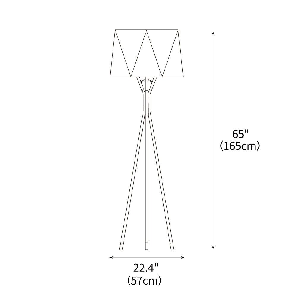 Solitaire Floor Light 22.4″, Floor Lamp, detail 3