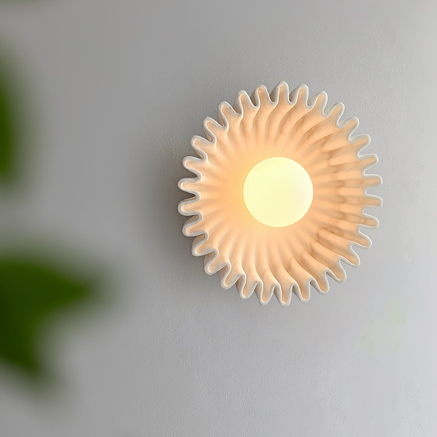 Solora Flora Wall Light, Hardwired Wall Sconce, detail 3