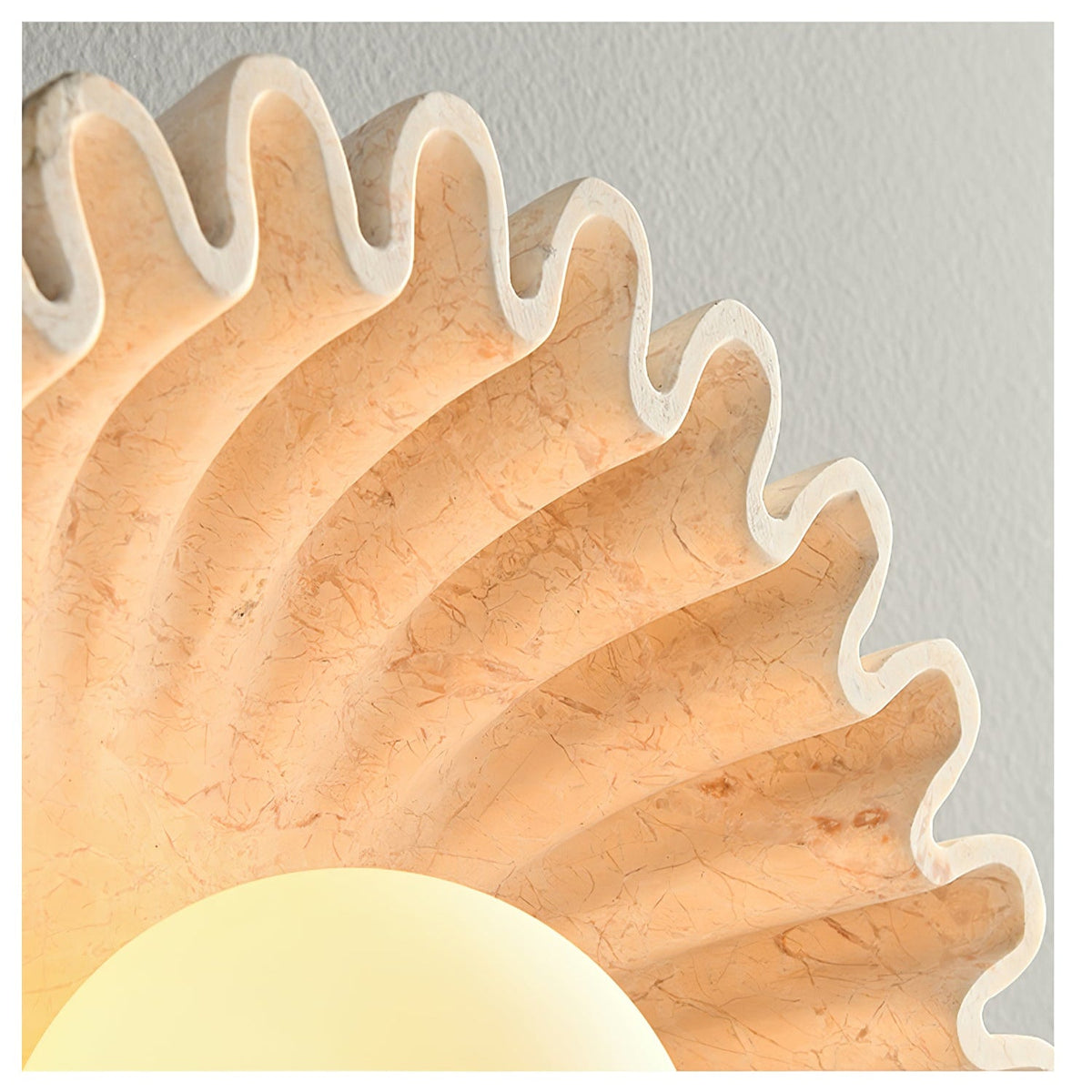 Solora Flora Wall Light, Hardwired Wall Sconce, detail 7