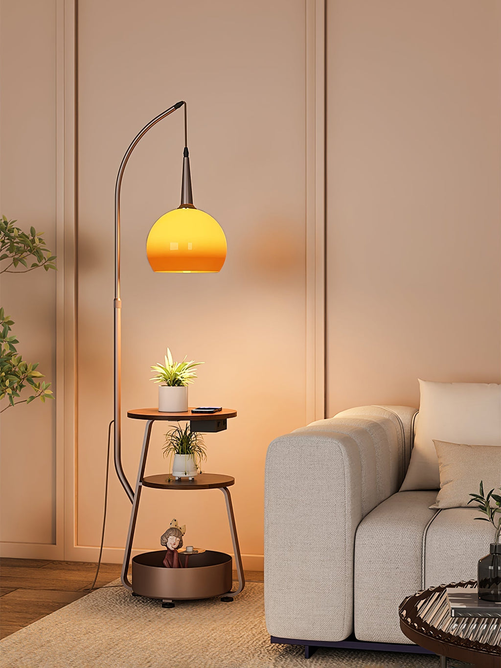 Solstice Arc Floor Light, Floor Lamp, detail 7