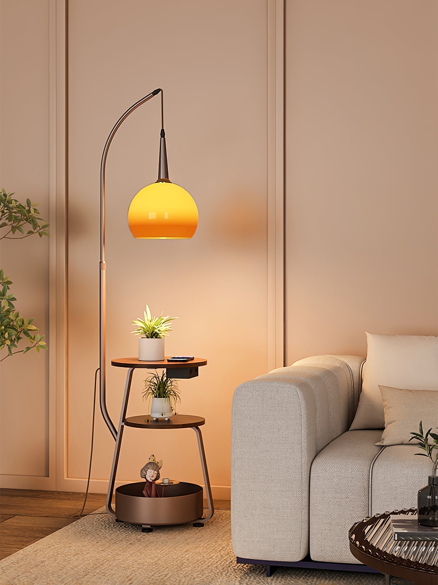 Solstice Arc Floor Light, Floor Lamp, detail 7