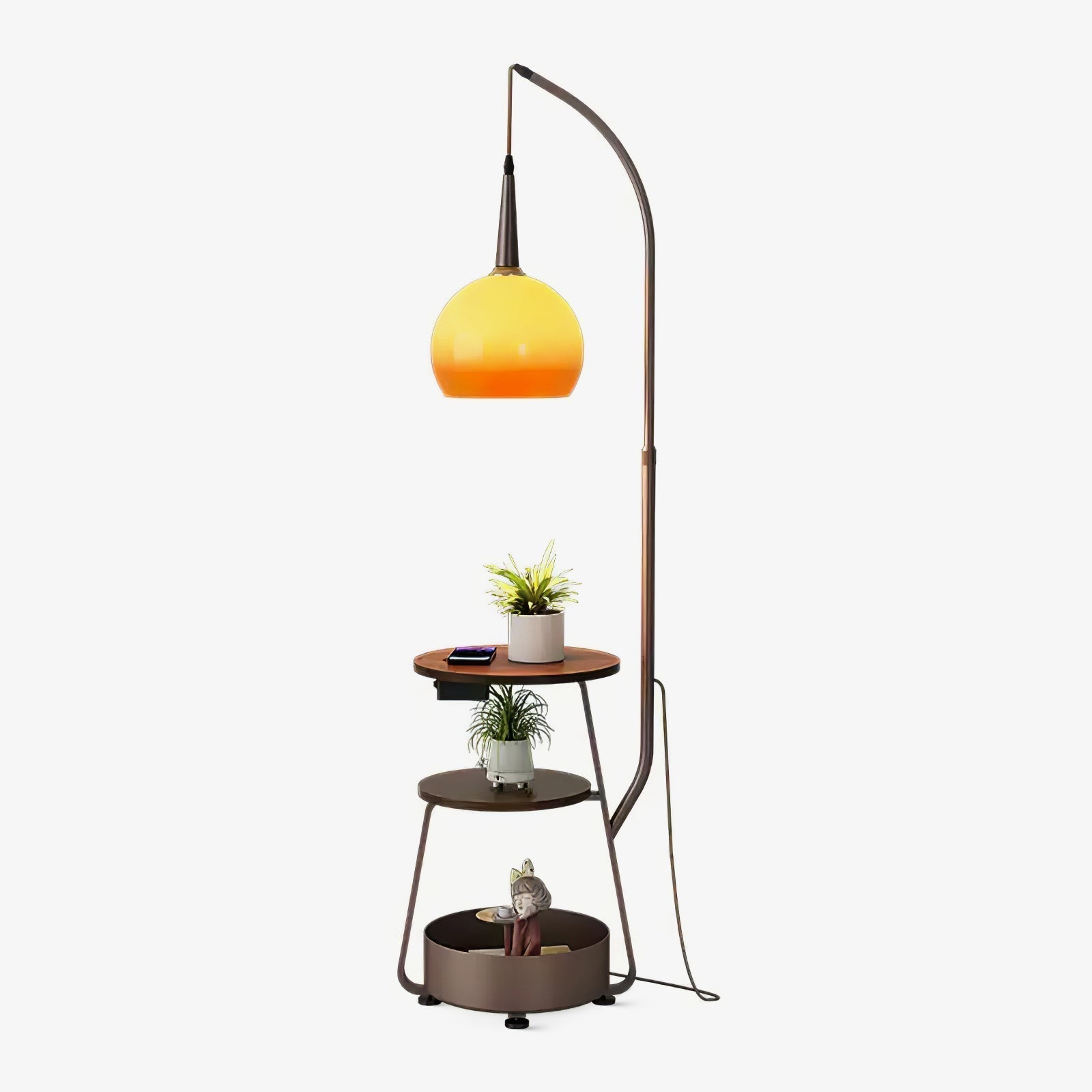 Solstice Arc Floor Light, Floor Lamp, Metal, Dia 41cm x H 160cm