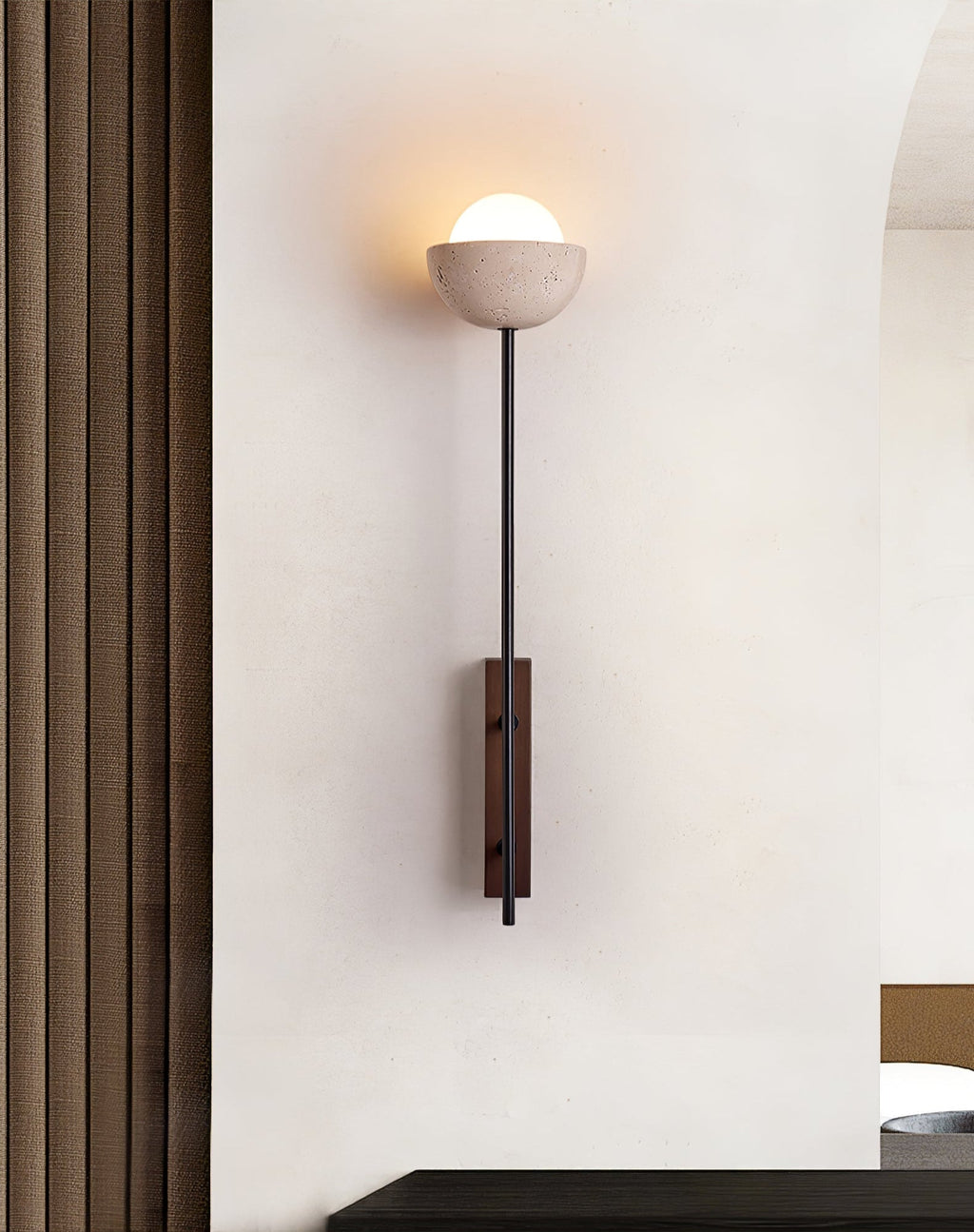 Solstice Linea Wall Light, Hardwired Wall Sconce, detail 9