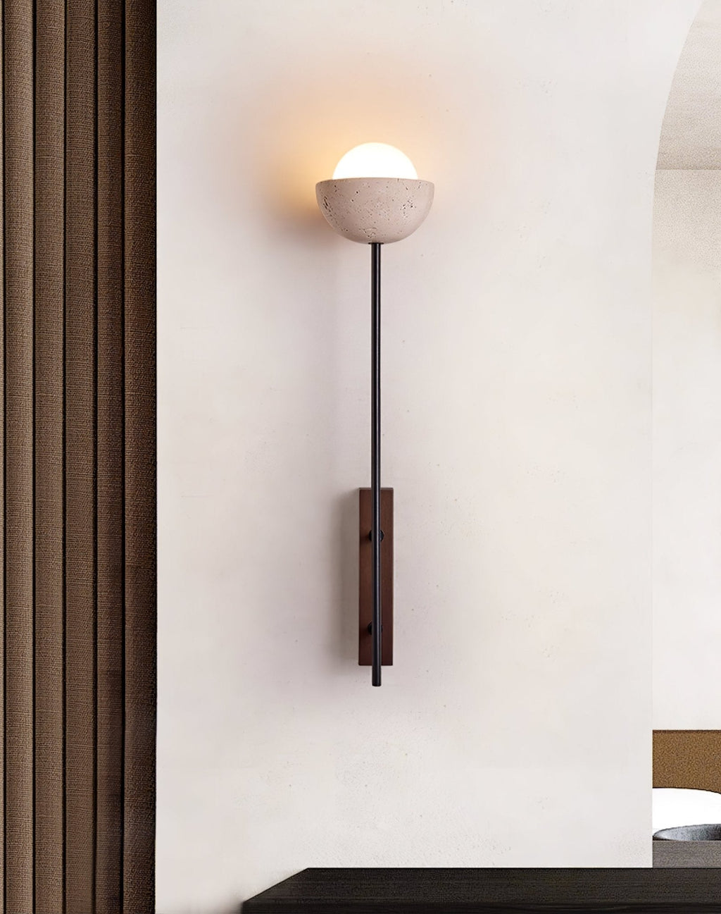 Solstice Linea Wall Light, Hardwired Wall Sconce, detail 3
