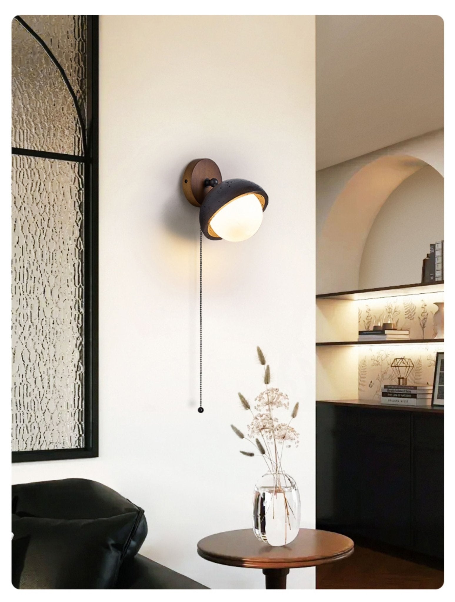 Solstice Pivot Wall Light, Hardwired Wall Sconce, detail 7
