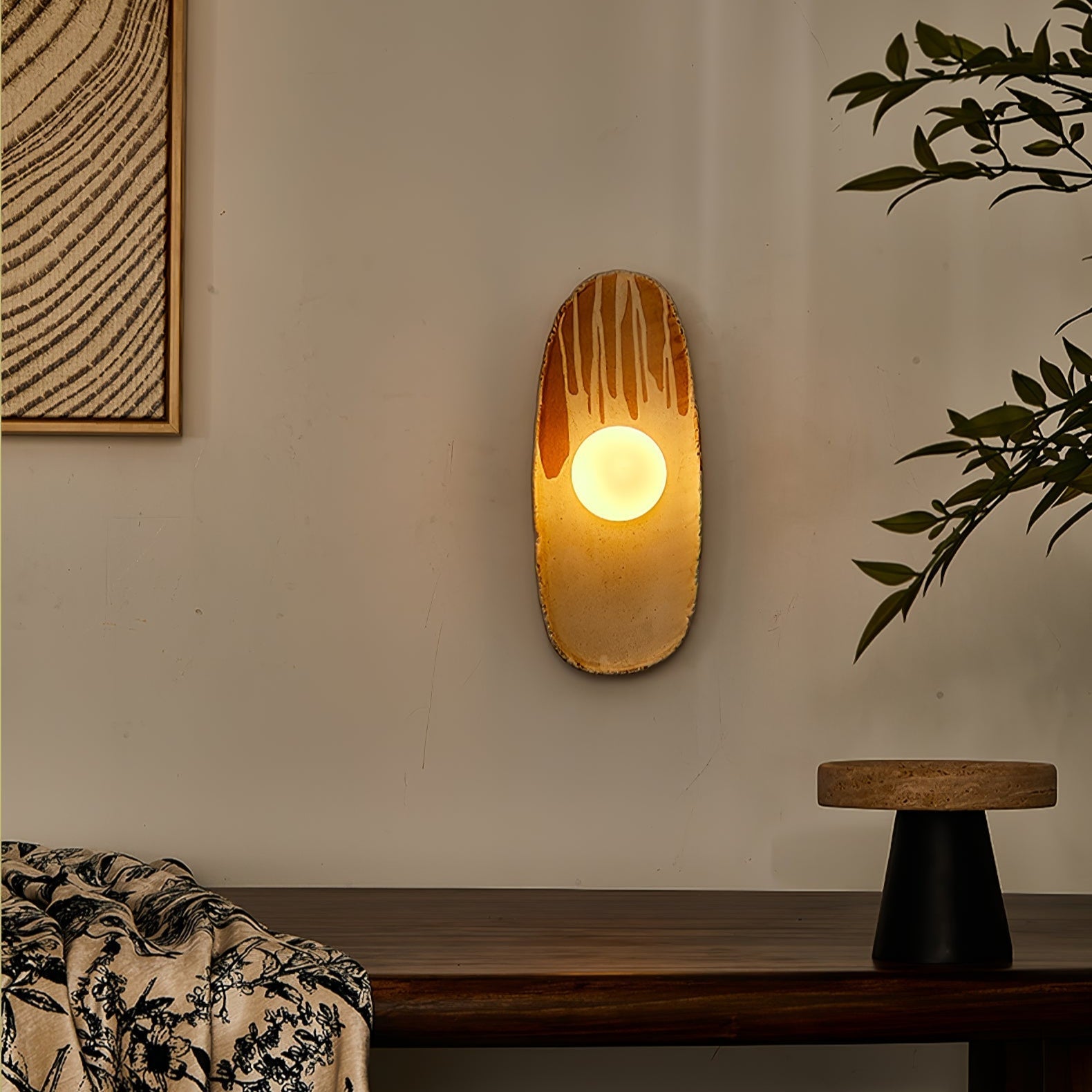 Solstice Swirl Wall Light, Hardwired Wall Sconce, detail 12