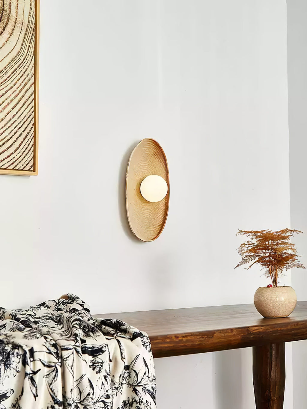 Solstice Swirl Wall Light, Hardwired Wall Sconce, detail 5