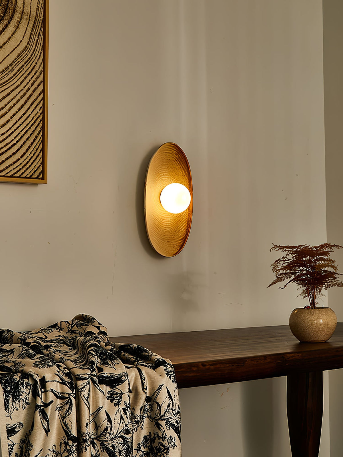 Solstice Swirl Wall Light, Hardwired Wall Sconce, detail 16