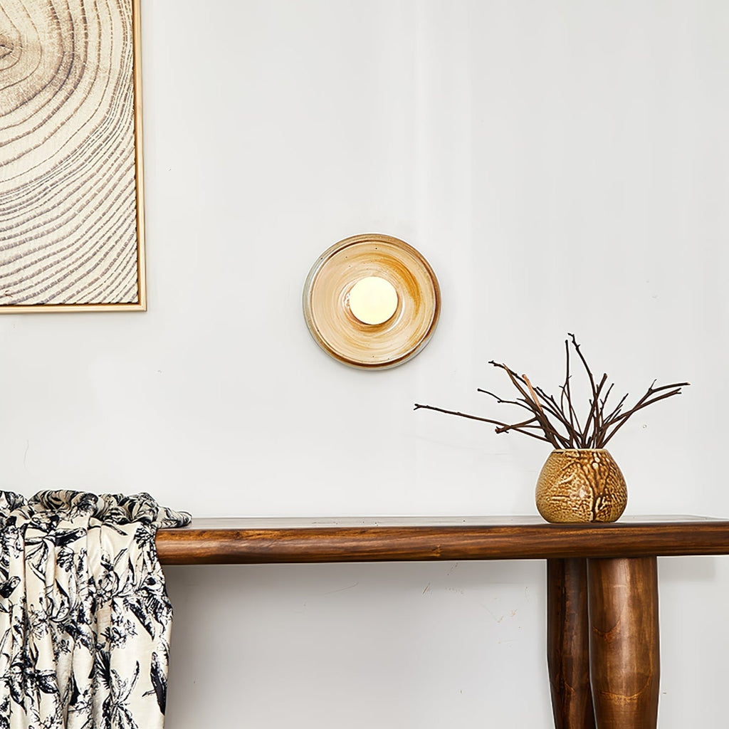 Solstice Swirl Wall Light, Hardwired Wall Sconce, detail 3