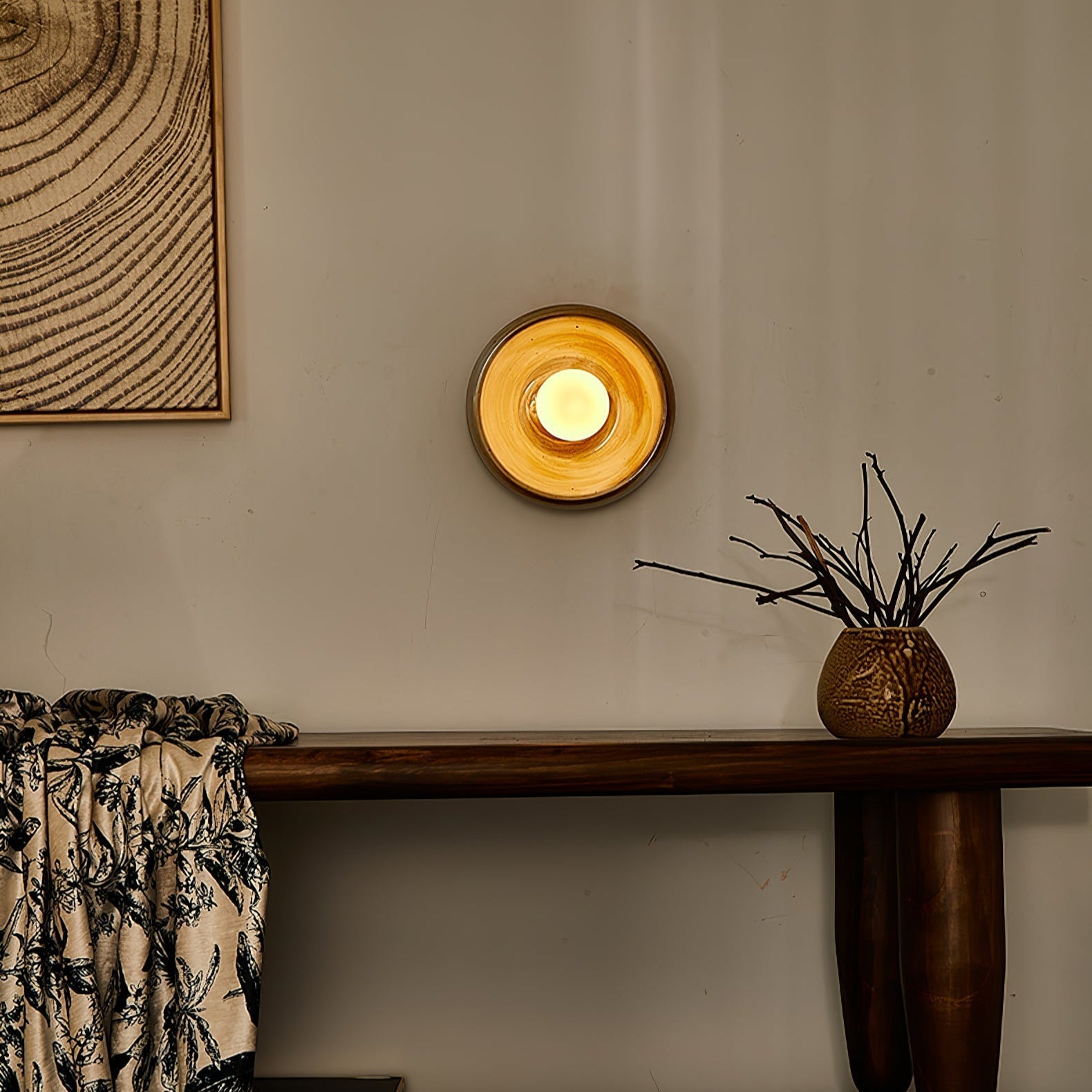 Solstice Swirl Wall Light, Hardwired Wall Sconce, detail 18