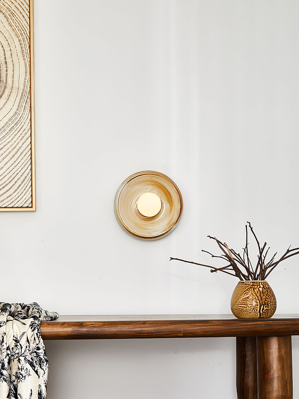 Solstice Swirl Wall Light, Hardwired Wall Sconce, detail 19