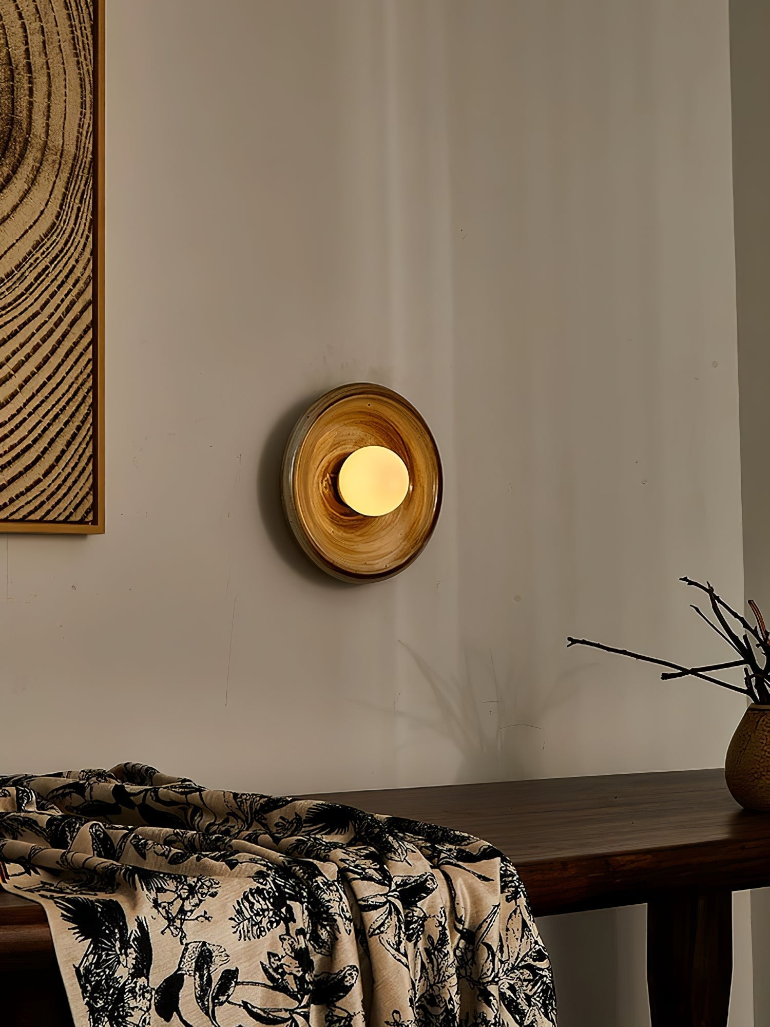 Solstice Swirl Wall Light, Hardwired Wall Sconce, detail 20