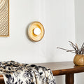 Solstice Swirl Wall Light, Hardwired Wall Sconce, Marble, Dia 23cm x H 23cm