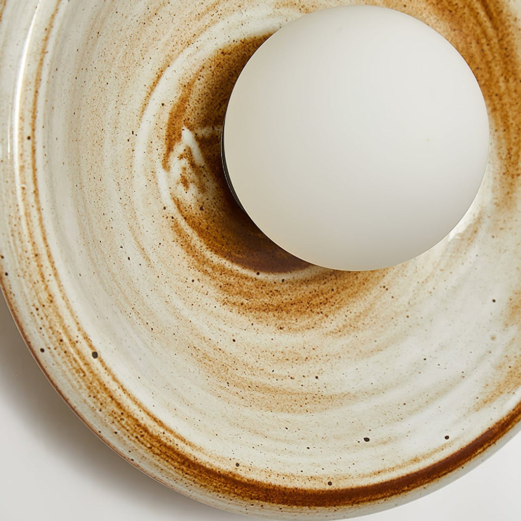 Solstice Swirl Wall Light, Hardwired Wall Sconce, detail 7